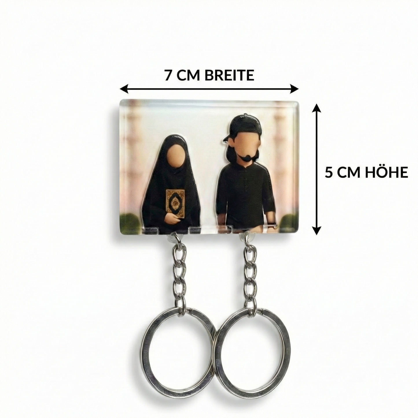 Muslimisches Paar Schlüsselhalter