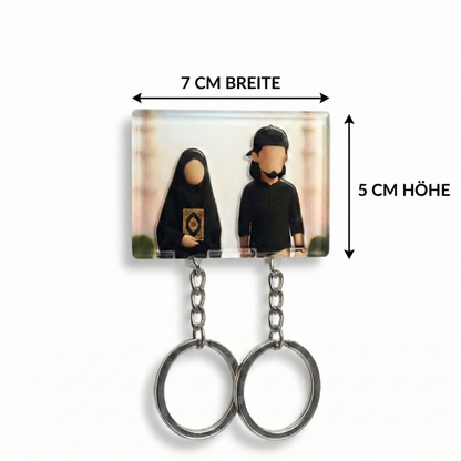 Muslimisches Paar Schlüsselhalter