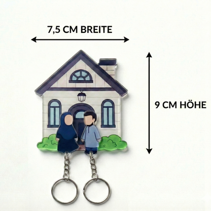Muslimisches Paar Schlüsselhalter