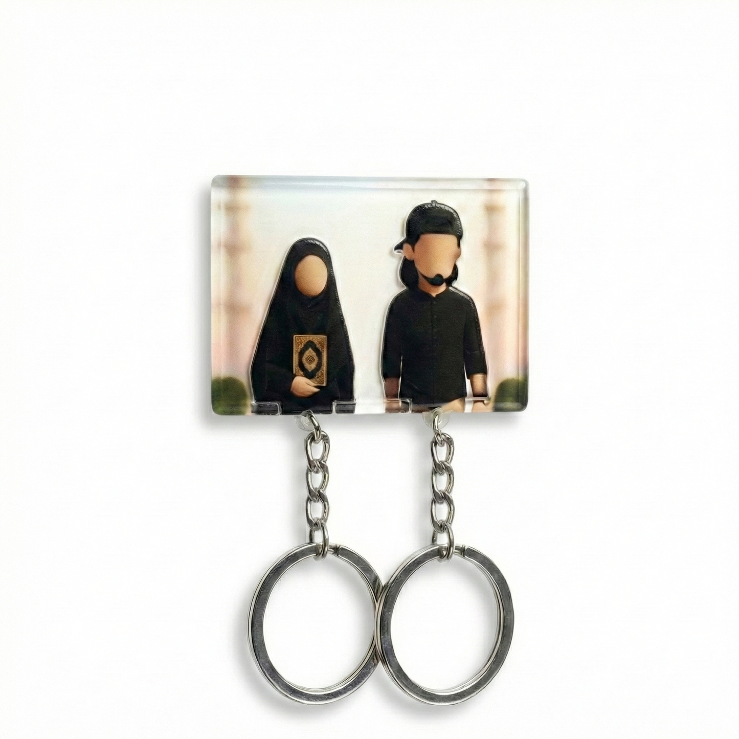 Muslimisches Paar Schlüsselhalter