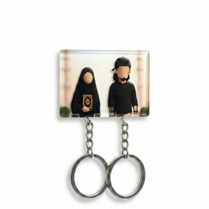 Muslimisches Paar Schlüsselhalter