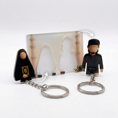 Muslimisches Paar Schlüsselhalter