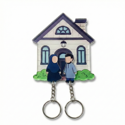 Muslimisches Paar Schlüsselhalter