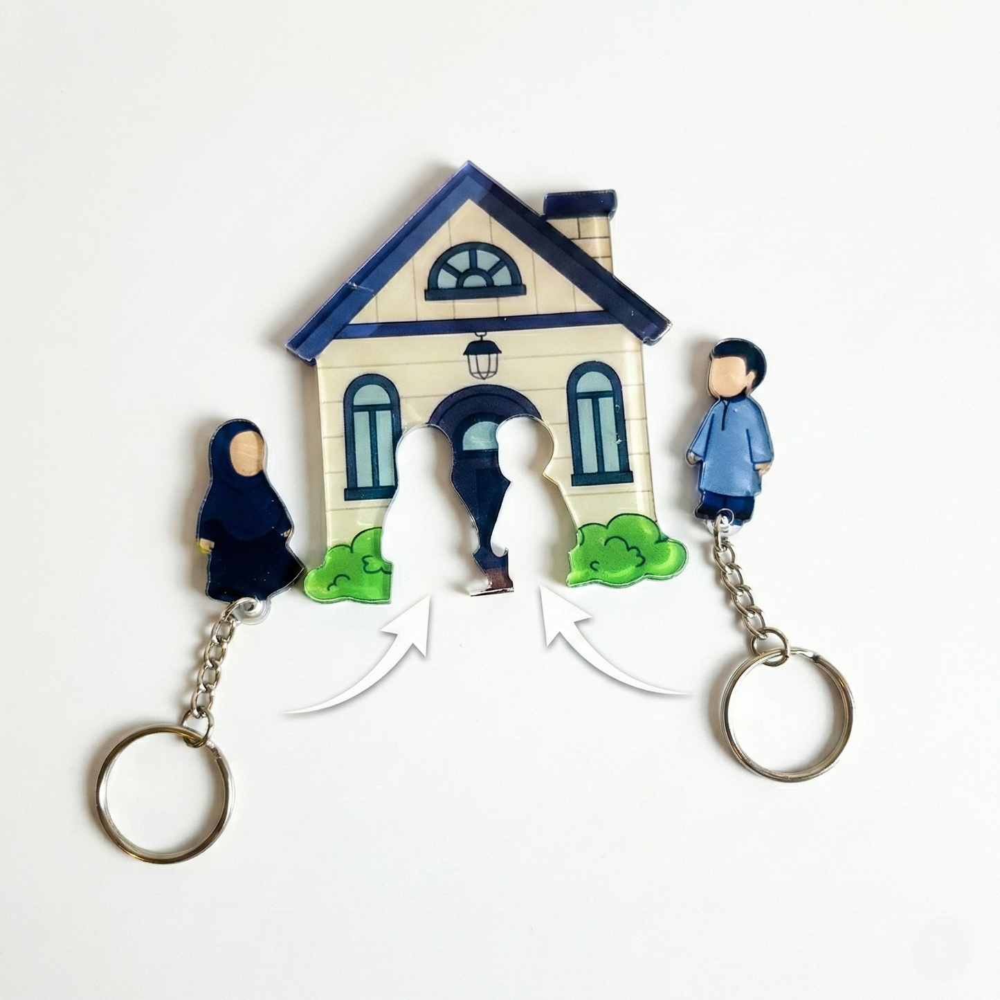 Muslimisches Paar Schlüsselhalter